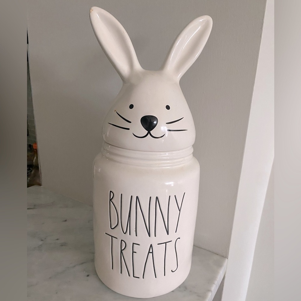 Rae Dunn Bunny Treat Container